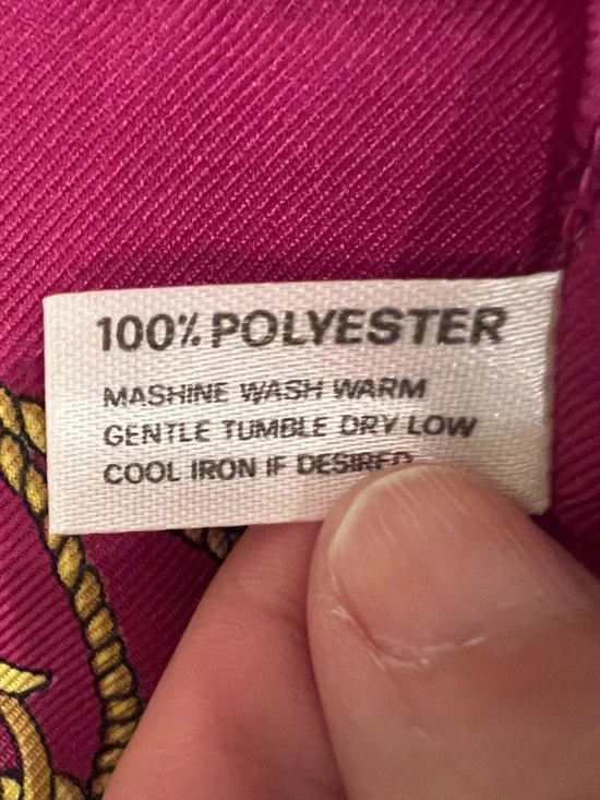 Betmar Pink - Gold - Green- Patterned Scarf | Made in Italy | Like New - Picture 7 of 8